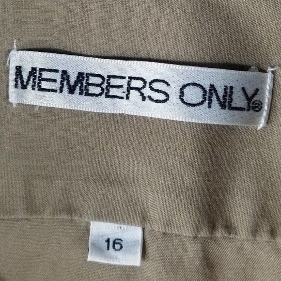 Members Only Men's Shirt Short Sleeve Button Up - Picture 3 of 5